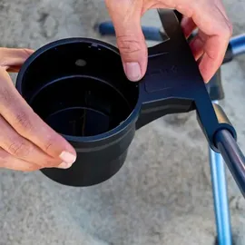 Helinox Getränkehalter Zubehör für Strand-, Camping- und Wanderstühle 1 Stück Kunststoff schwarz