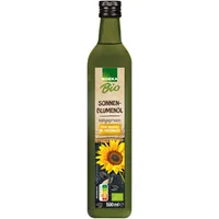 Edeka Natives Bio Sonnenblumenöl kaltgepresst fein nussig im Geschmack 500ml