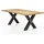 SIT Möbel Esstisch 200 x 75 x 100 cm naturbelassen/schwarz