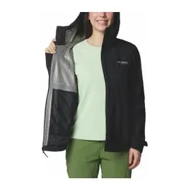 Columbia Regenjacken Damen Schwarz M