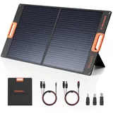 GRECELL Solaranlage Faltbares Solarmodul,100W Solarpanel, Monokristallin, für Powerstation, 100,00 W, Monokristallin, (1-St)