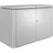 200 200 x 127 x 84 cm Silber-Metallic