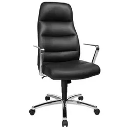 Chefsessel "Chairman 70", Echtleder, schwarz