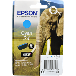 Epson Tinte C13T24224012 Cyan 24  cyan