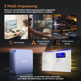 GEEKOM Mini-PC AMD Ryzen 7  Windows 11 Pro  SSD