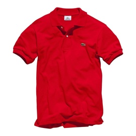 Lacoste Classic Fit Poloshirt mit Label-Detail, Rot,