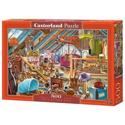 CASTORLAND B-53407 The Cluttered Attic, Puzzle 500 Teile