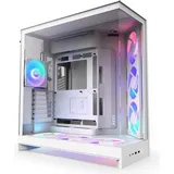 NZXT H9 Flow RGB+ [2025] White, weiß, Glasfenster (CM-H92FW-P1)