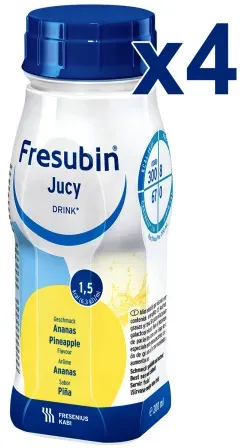 Fresubin Jucy Drink Ananas Easybottle 4x200ml