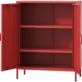 Jan Nowak Kommode Vito 80 x 101,5 x 40 cm Rot