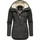 Marikoo Damen warme Winterjacke mit Kapuze Bikoo grau, Gr. S - S