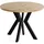 WFL GROUP Runder Esstisch 90 x 77 x 90 cm braun