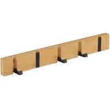 Relaxdays Garderobenleiste Relaxdays 42 x 5,5 x 5 cm Hellbraun/Braun