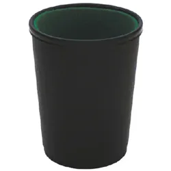 Würfelbecher Leder Schwarz Spielbecher Spiele Zubehör Dice Cup Schüttelbecher 1