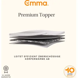 Emma Premium Topper 160 x 200 cm weiß