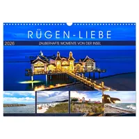 Calvendo RÜGEN-LIEBE (Wandkalender 2026 DIN A3 quer), CALVENDO Monatskalender
