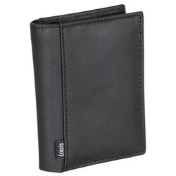 Louis Portemonnaie, Leder, schwarz schwarz