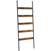 VASAGLE Leiterregal 65 x 0 x 178 cm Braun