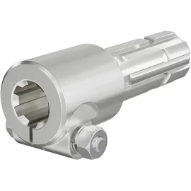 Wiltec Zapfwelle 175 mm Silber
