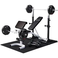 Gorilla Sports Hantelbank Weiß