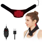 Rotlichttherapiegürtel für Nacken, 660 nm & 850 nm Rotlichtlampe Infrarotlampe 3 Modi mit 40 LEDs für Körper, Arm, Handgelenk, Knöchel, Fuß Schmerz