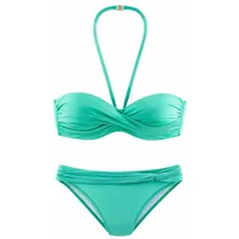 LASCANA Bügel-Bandeau-Bikini Damen Grün/Mint 36 Cup C
