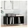 vidaXL Schallplattenschrank 100 x 38 x 48 cm Schwarz Holzwerkstoff