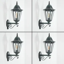 hofstein Wandleuchte (E27)  IP44 Schwarz/Grün