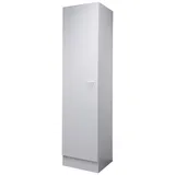 Flex-Well Seitenschrank Geschirrschrank 50 x 50 x 200 cm Weiß