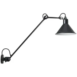 Lampe Gras - 304L60 Wandleuchte Schwarz - cm