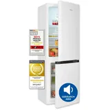 GGV Exquisit Exquisit Kühl-Gefrierkombination, Kühlschrank mit Gefrierfach, 4-Sterne-Gefrieren, 157 Liter, KGC5231-60-E-050C
