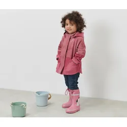 Tchibo - Kinder-Softshelljacke mit Farbwechsel bei Regen - Mädchen - Gr. 110/116 - dunkelrosa