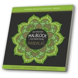 Media Verlag Malblock für Erwachsene mit CD: Mandalas