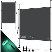 Kesser Windschutz 120 x 310 cm Anthrazit