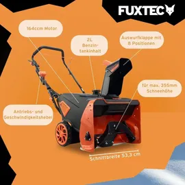 FUXTEC Benzin Schneefräse FX-SF1165