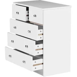 Wohnling Kommode 60 x 70 x 35 cm Weiß