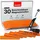 Gauder Magnetschilder orange, 75 x 25 mm, für Handbeschriftung, 30 Stück