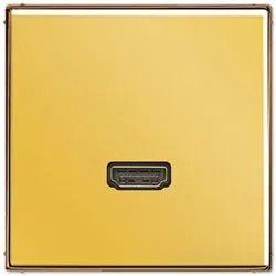 Jung Mutimedia-Einsatz HDMI (Gold)