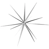 COM-FOUR® Weihnachtsstern zum Hängen - Deko-Stern für Weihnachtsdekoration - Stern für Dekoration von Silvester, Hochzeit, Party