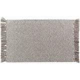 Douceur d'intérieur Alessia Teppich, rechteckig (50 x 80 cm), Baumwolle und gewebter Polyester