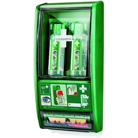 CEDERROTH Augenspülstation 2 x 0,5 l,1 x Pflasterspender CEDERROTH