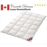 Canada Dreams Luxus extra Winter Hochsteg Daunendecke Wärme 5 Luxus Daunenflaum (220x240 cm