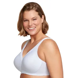 GLAMORISE GLAMORISE, Damen, Gr. 75, Cup H, weiß, 75% Polyester, 20% Nylon, 5% Elasthan, BHs Sport-BH