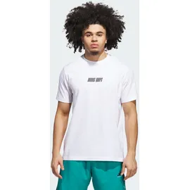 adidas Hoops Graphic T-Shirt schwarz|weiß M