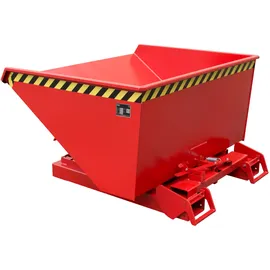 Bauer Südlohn Kippbehälter Stahl 900 mm Feuerrot