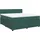 vidaXL Boxspringbett 180 x 200 cm Dunkelgrün