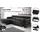 Cotta Eckcouch Polyester 2-Sitzer Grau