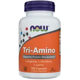 NOW Foods Tri-Amino L-Arginin, L-Ornithin L-Lysin (120 Kapseln)