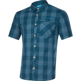 La Sportiva Nomad SS Shirt Men storm blue/maui (639637) S