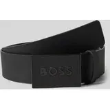 Boss Gürtel aus echtem Rindsleder Modell 'ICON', Black, 95